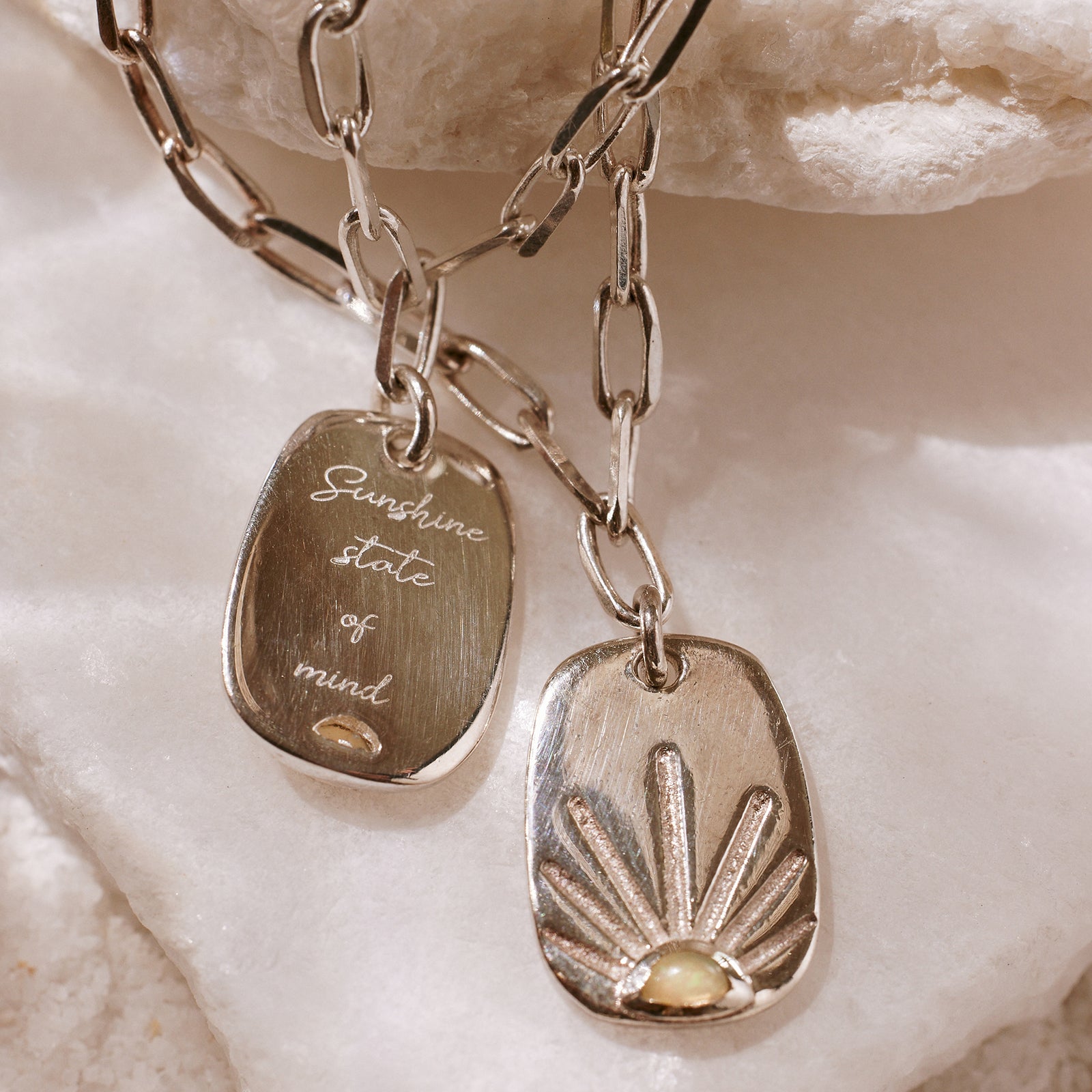 Sunshine Tag Chain Bracelet - Image 2