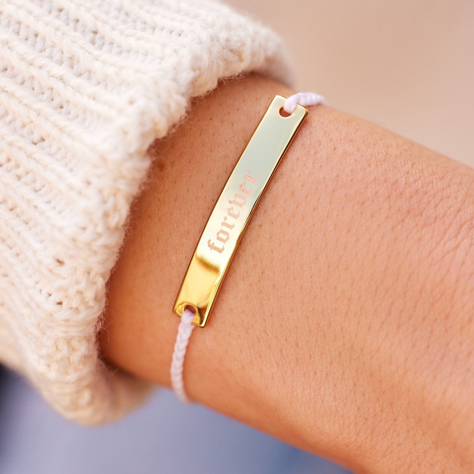 Engravable Bar Bracelet - Image 10