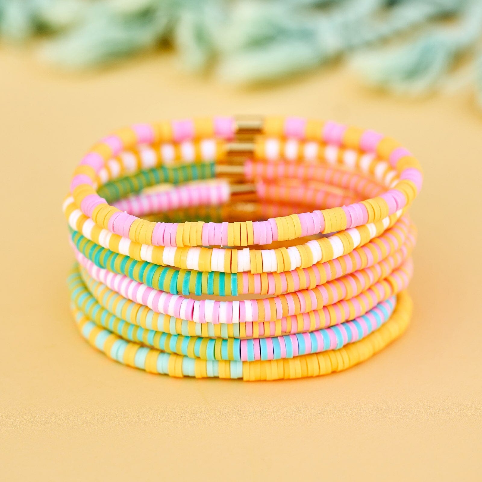 Sunset Beach Stretch Bracelet Set of 8 - Image 8