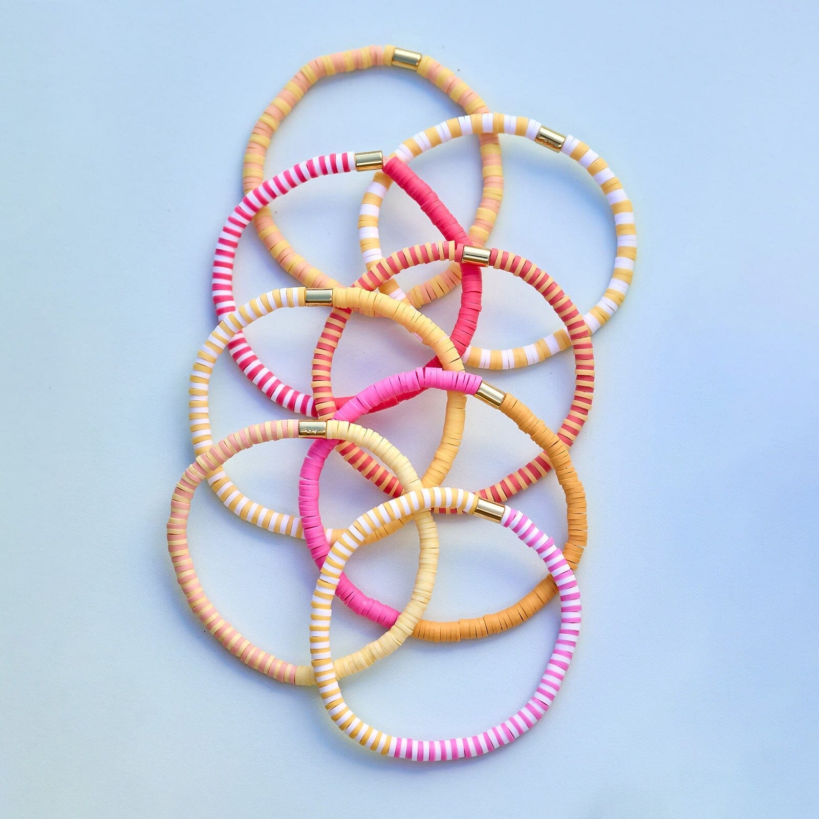 Warm Breeze Stretch Bracelet Set of 8 - Image 4