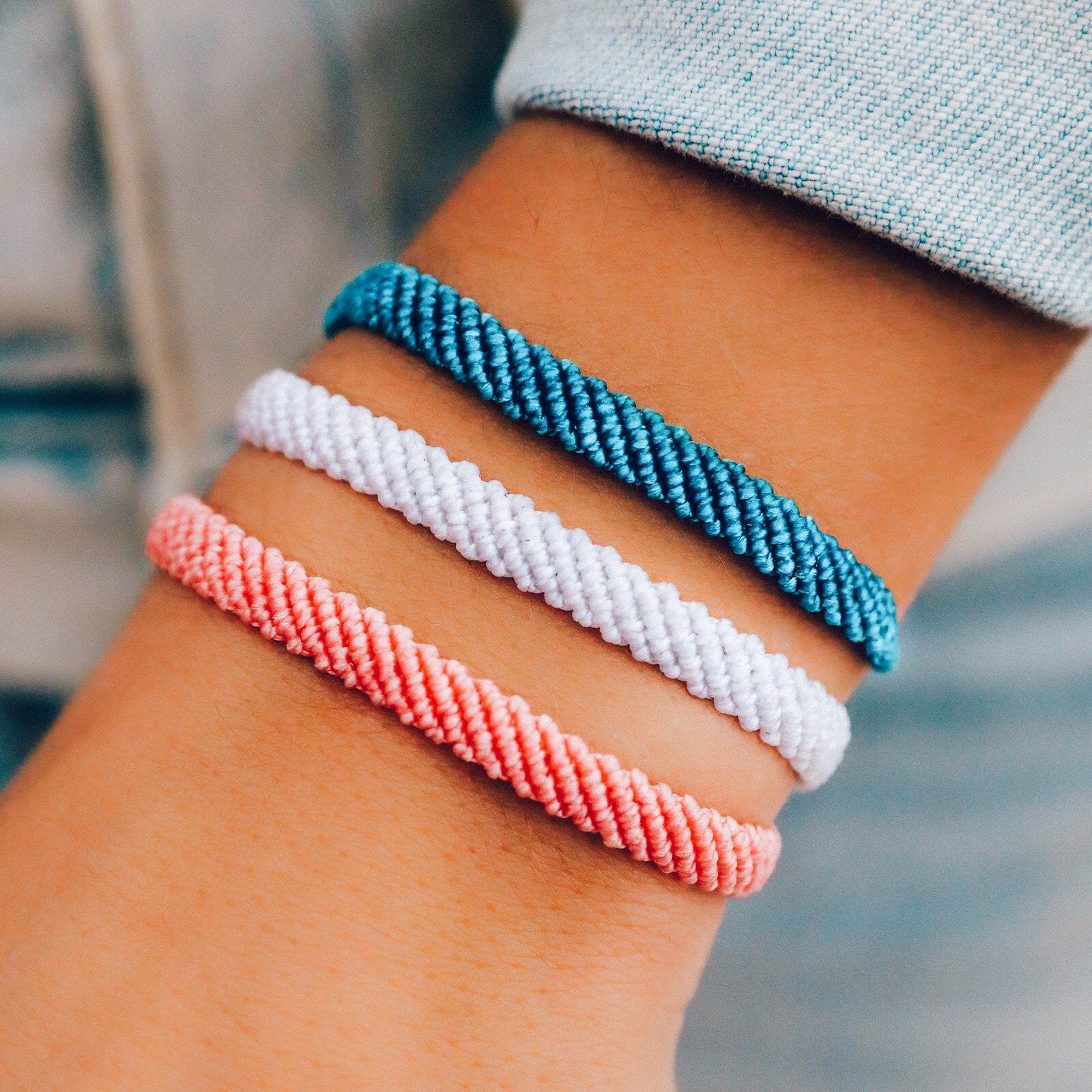 Half Flat Woven Bracelet - Image 7