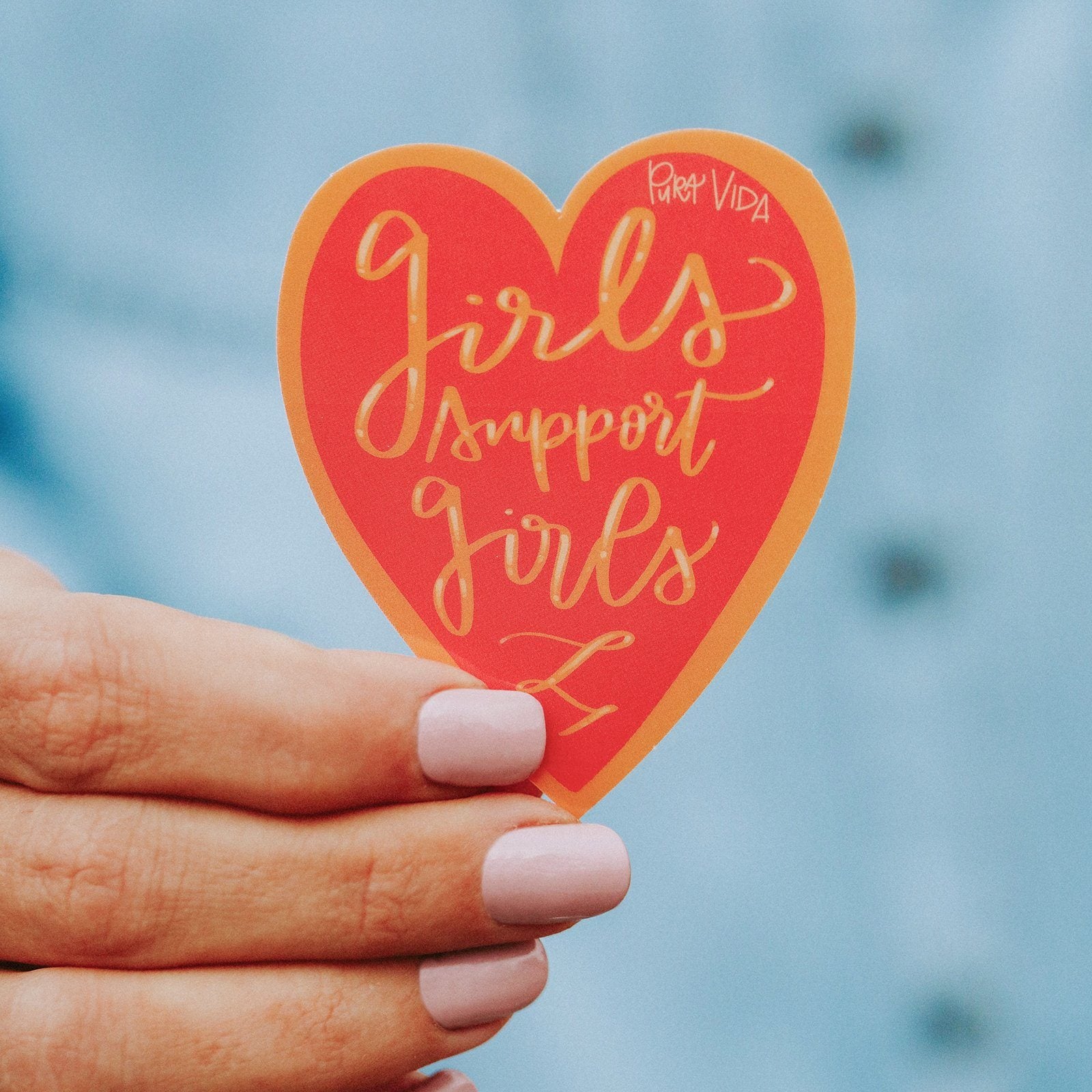Girls Support Girls Sticker - Image 2