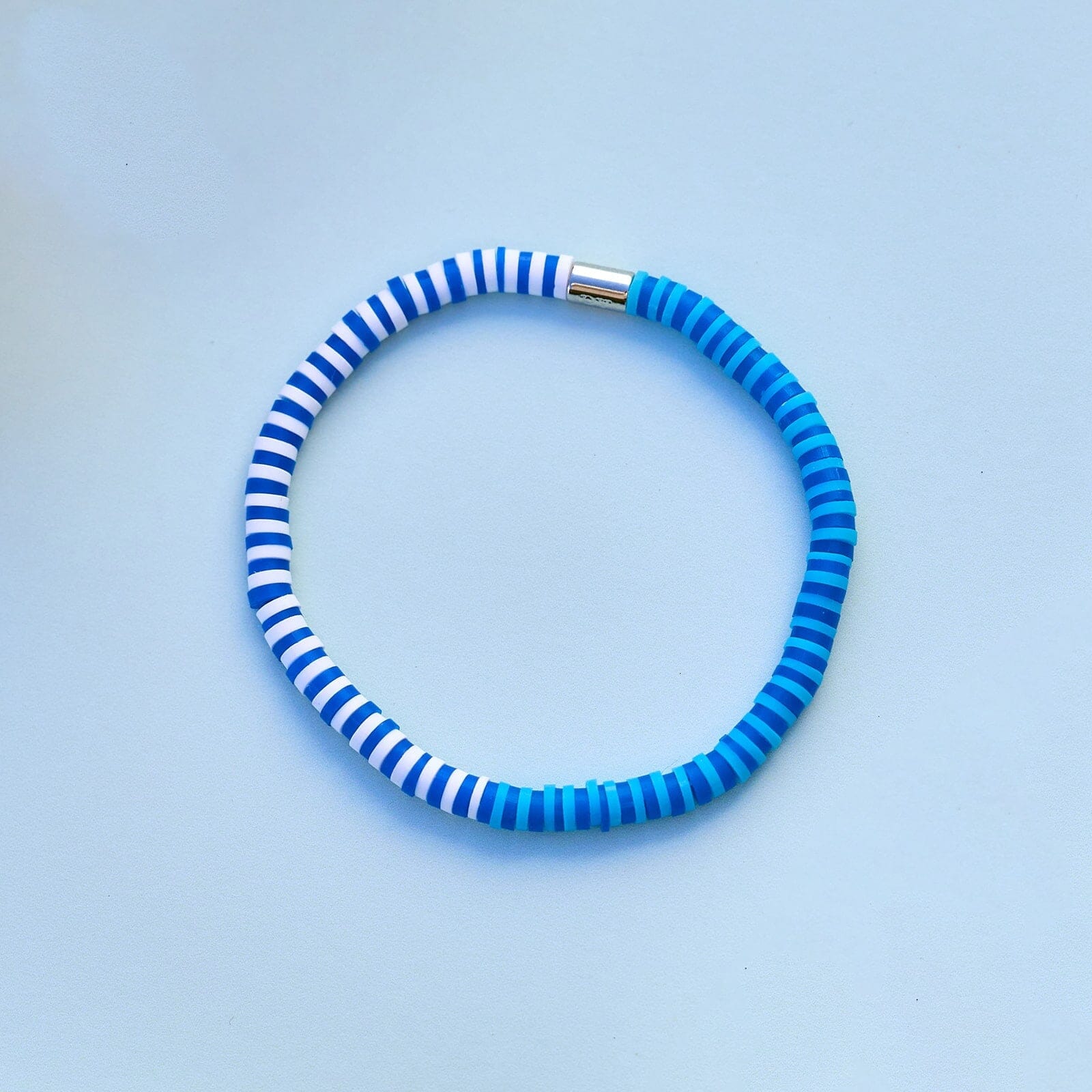 Cornflower Seascape Stretch Bracelet - Image 4