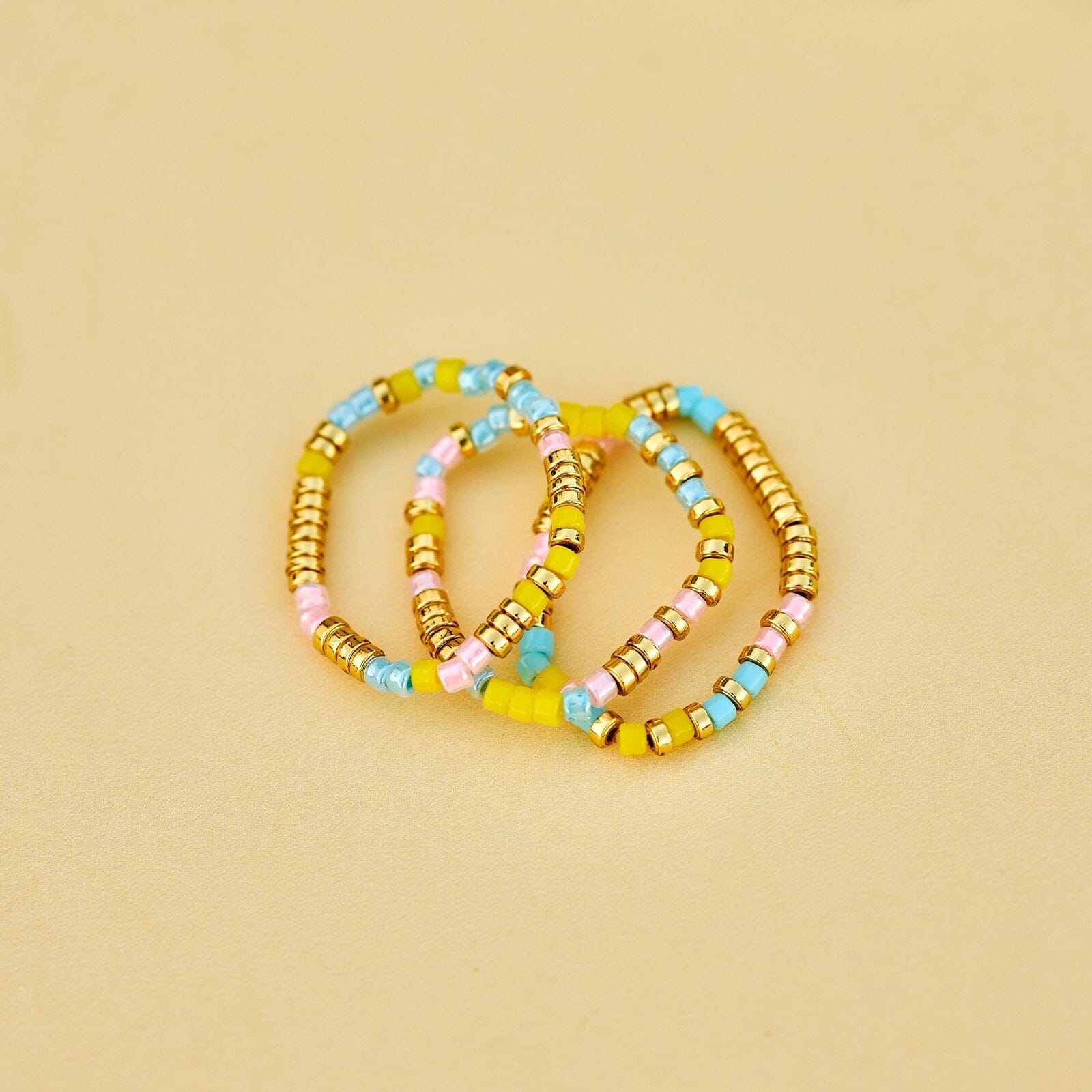 Sunset Beach Stretch Ring Set of 3 - Image 4