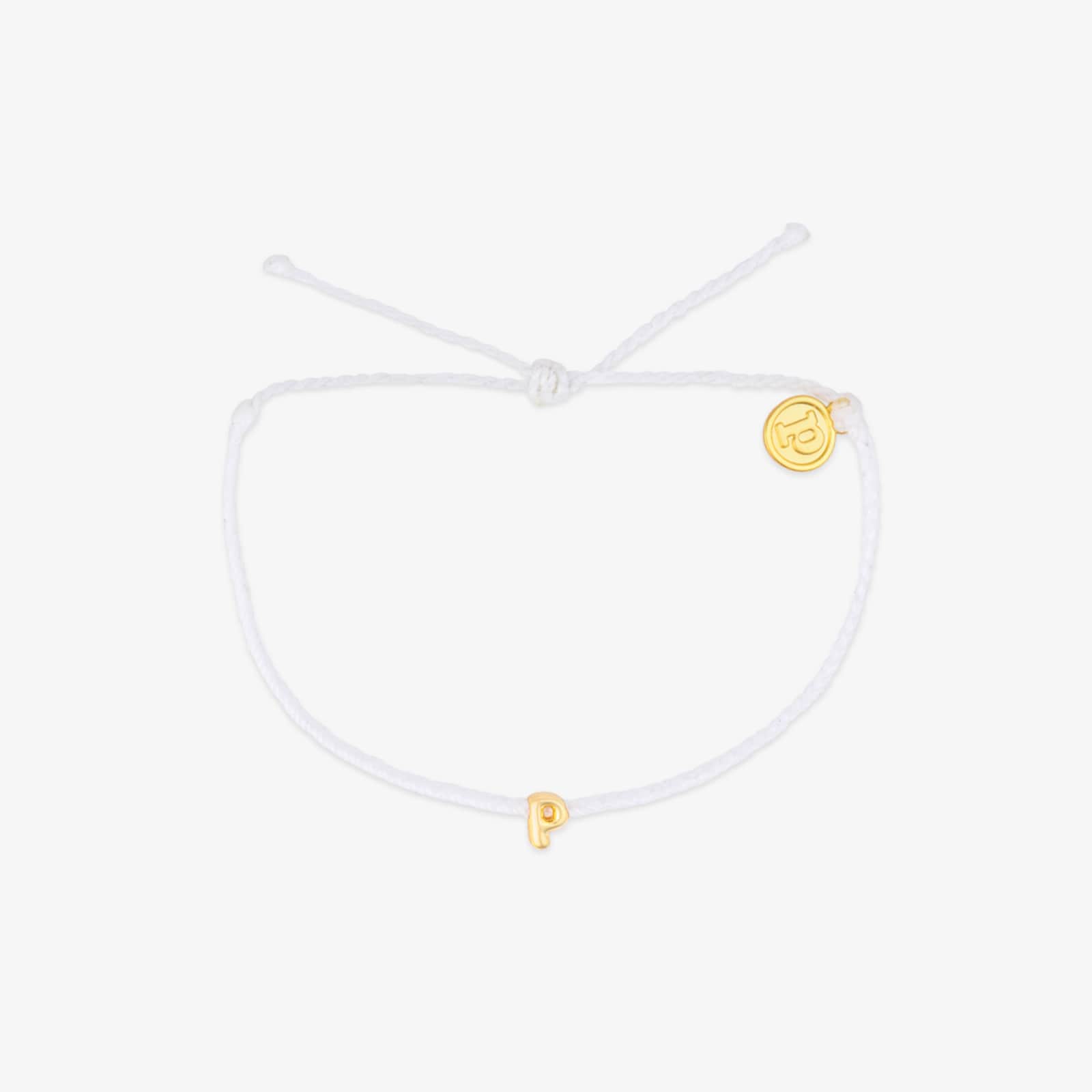 White Alphabet Bubble Charm Bracelet - Image 13