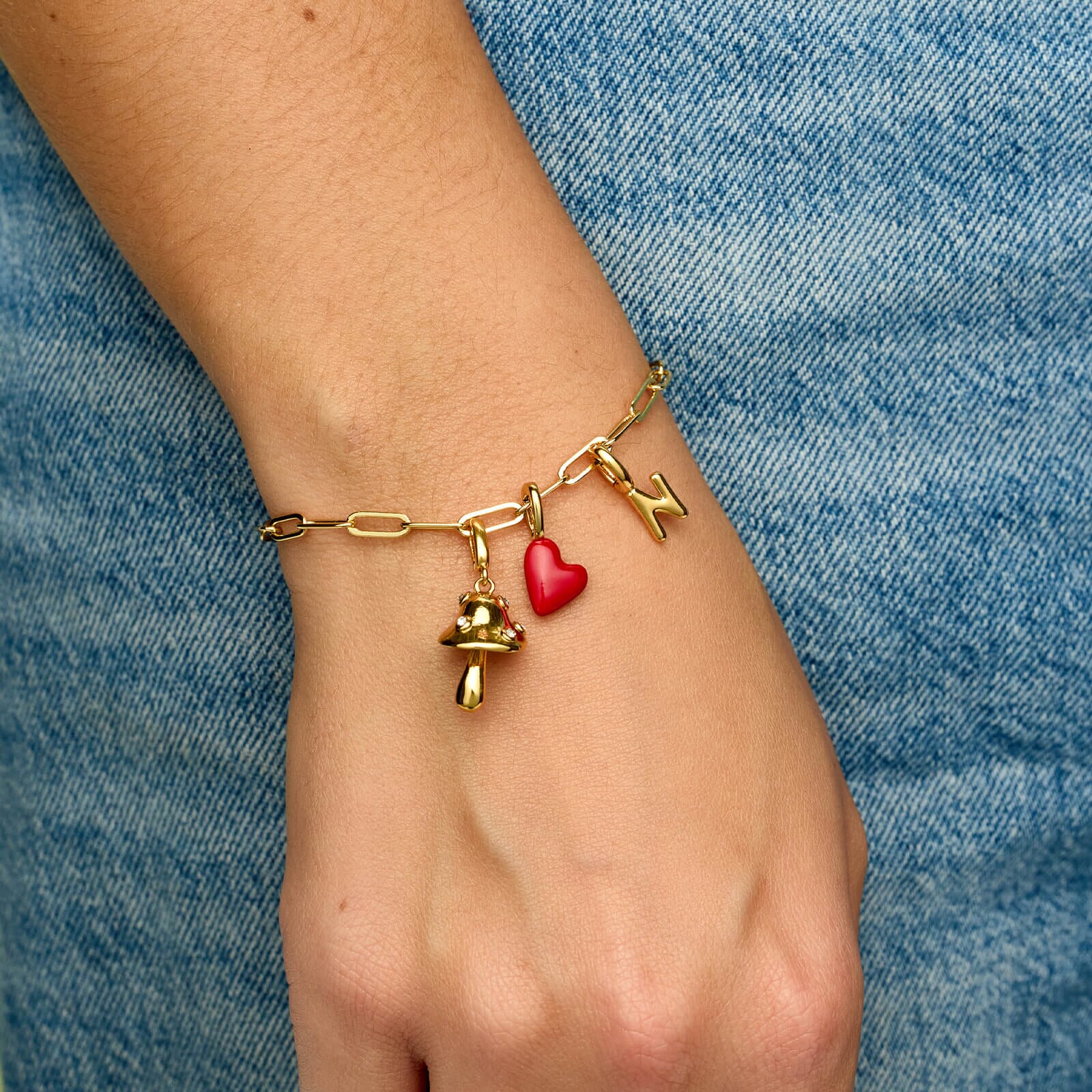 Harper Jeweled Mushroom Charm - Image 4