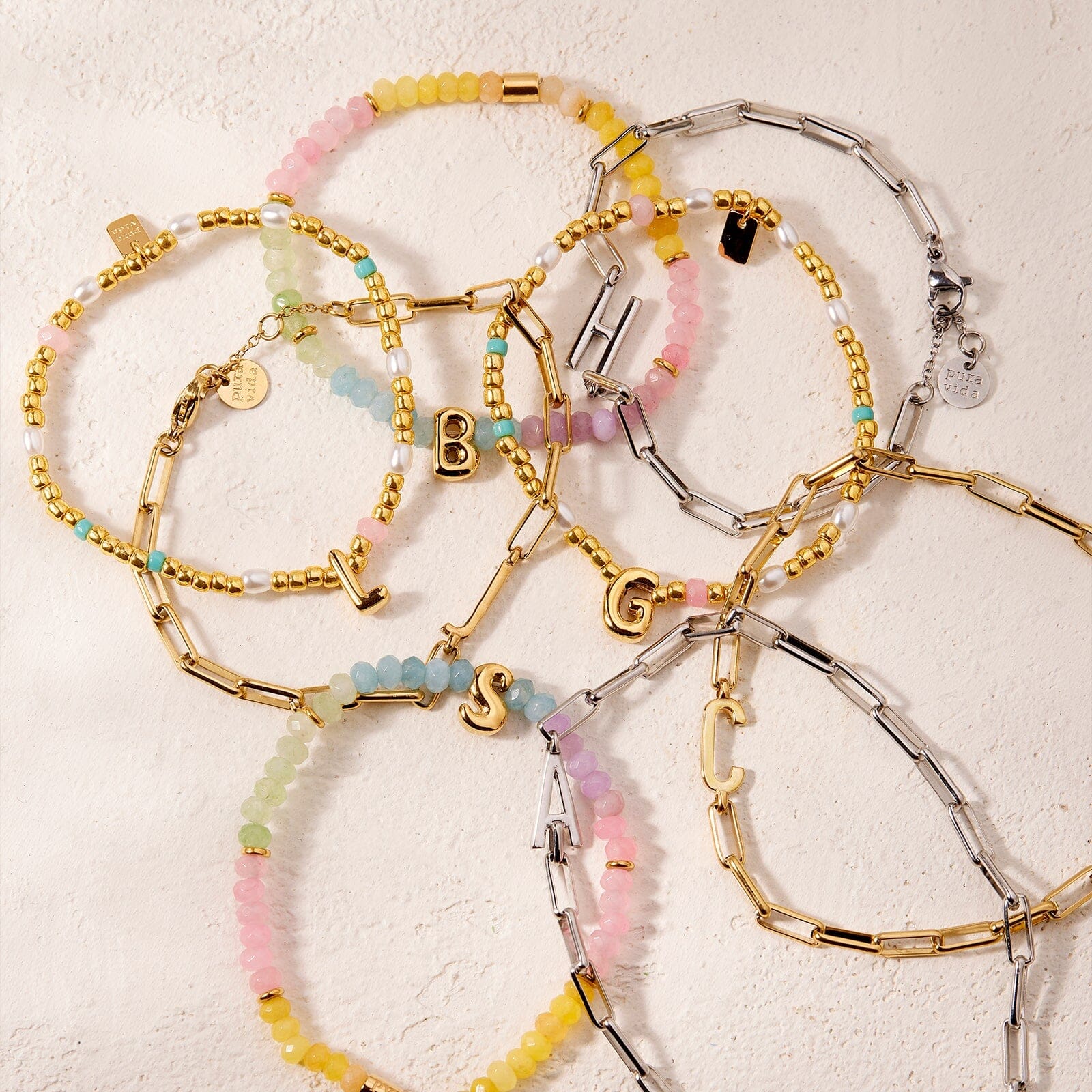 Initial Paperclip Chain Bracelet - Image 8