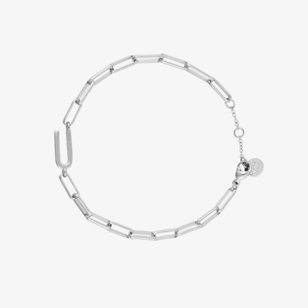 Initial Paperclip Chain Bracelet - Image 11